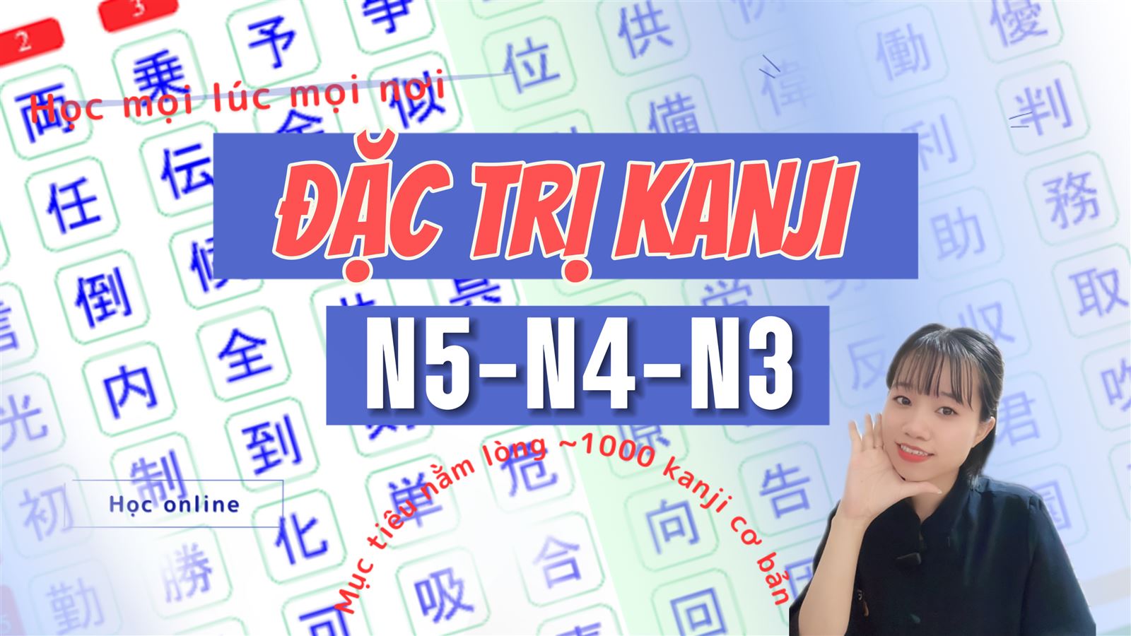 Đặc trị Kanji và Đọc hiểu N5-N4-N3